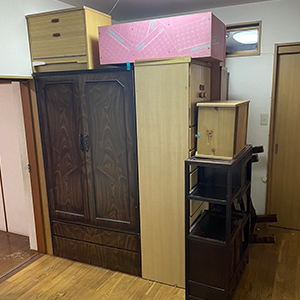 複数の家具でもまとめて回収いたします!